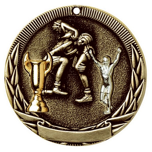 Tri-Colored Medals, 2" - Tri-Colored Medals, 2" - Image 1 of 17