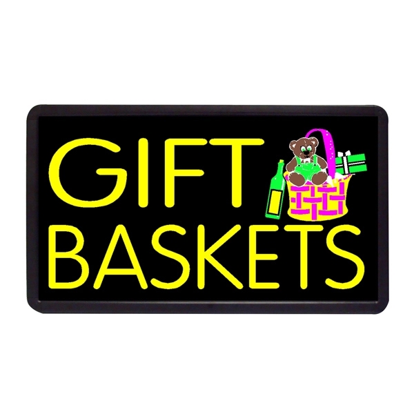 13" x 24" Simulated Neon Sign - Party/Gifts/Flowers - 13" x 24" Simulated Neon Sign - Party/Gifts/Flowers - Image 0 of 8