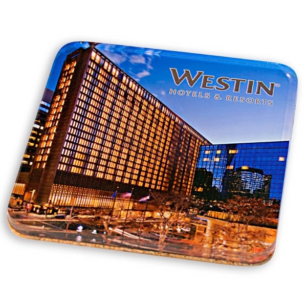 Custom Acrylic Drink Coasters- cork back - Custom Acrylic Drink Coasters- cork back - Image 2 of 3