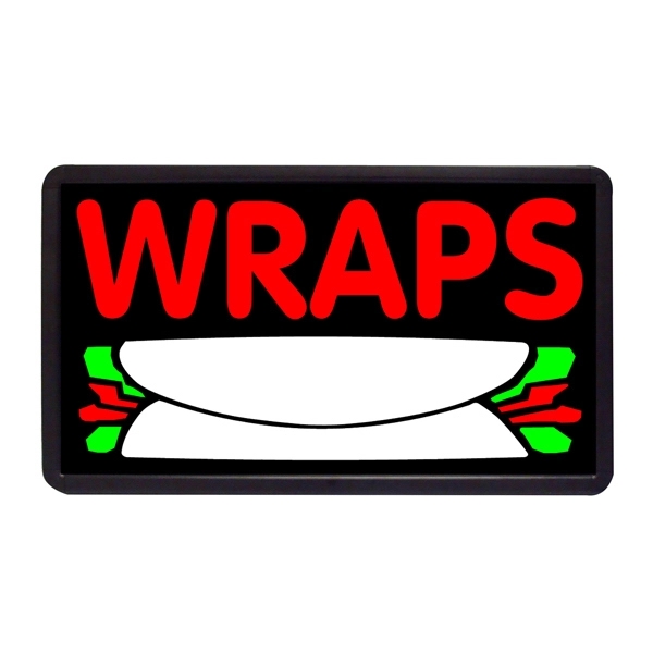 Wraps 13" x 24" Simulated Neon Sign - Wraps 13" x 24" Simulated Neon Sign - Image 0 of 0