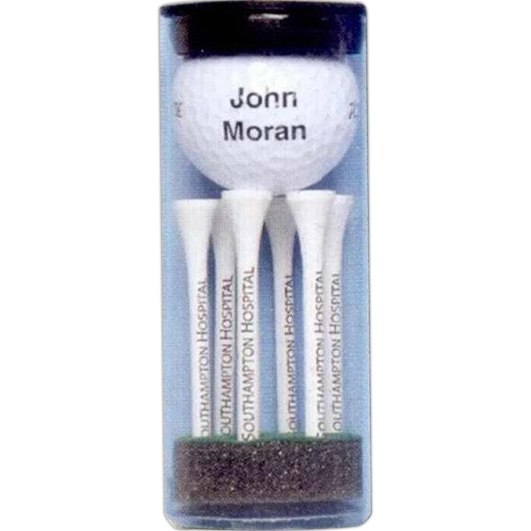 Titleist Golf Ball Tube with 1 Ball & 6 Tees - Titleist Golf Ball Tube with 1 Ball & 6 Tees - Image 0 of 0