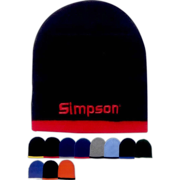 Two Color Beanie - Two Color Beanie - Image 0 of 11