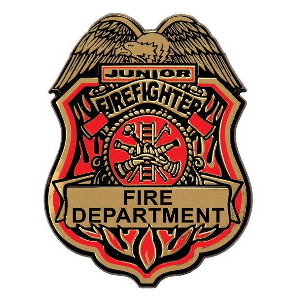 Junior Firefighter Plastic Badge with attached Clip - Junior Firefighter Plastic Badge with attached Clip - Image 0 of 0