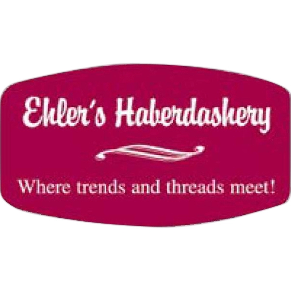 FasTurn® Special Shape Labels- Modified Rectangle 1C - FasTurn® Special Shape Labels- Modified Rectangle 1C - Image 0 of 1