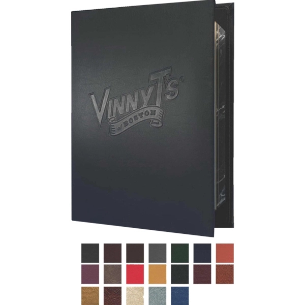 Triple Panel Booklet/4 Views Menu Cover - Triple Panel Booklet/4 Views Menu Cover - Image 1 of 2