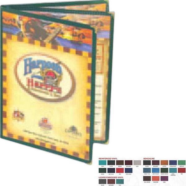 Triple Panel Booklet/6 Views Menu Jacket - Triple Panel Booklet/6 Views Menu Jacket - Image 0 of 0