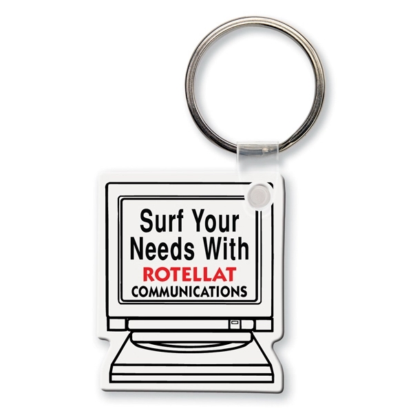 Key Tag - Computer Monitor - Spot Color - Key Tag - Computer Monitor - Spot Color - Image 0 of 16