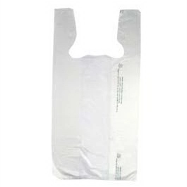 White Color T-Shirt Bag (11.5" x 6.5" x 21.5") - White Color T-Shirt Bag (11.5" x 6.5" x 21.5") - Image 0 of 0