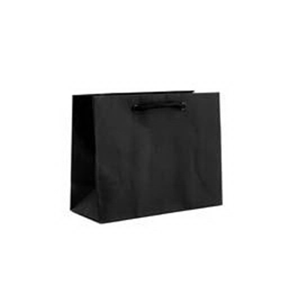 ECO Black Kraft Tote Bag (9" x 3 1/2" x 7") - ECO Black Kraft Tote Bag (9" x 3 1/2" x 7") - Image 0 of 0