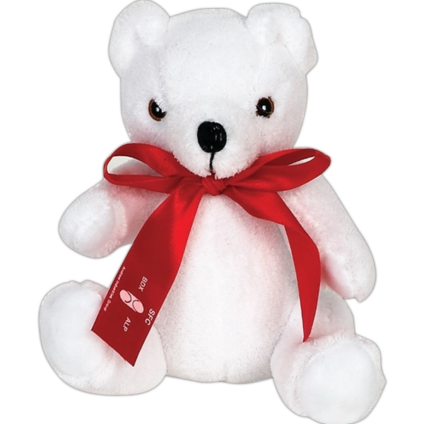 10" Bear with Ribbon