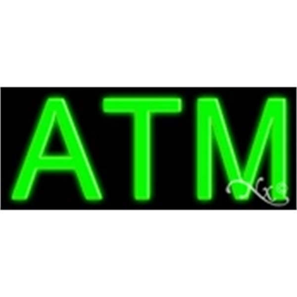 ATM Economic Neon Sign - ATM Economic Neon Sign - Image 0 of 0