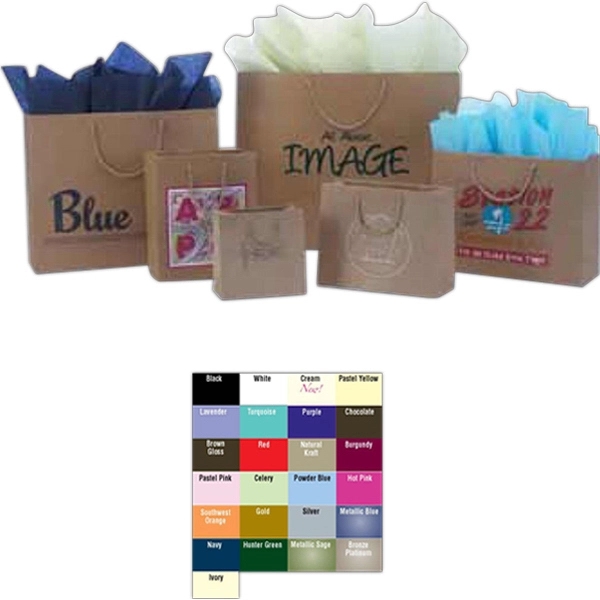 Kraft European Shopping Bags - Hot Stamped - Kraft European Shopping Bags - Hot Stamped - Image 0 of 0