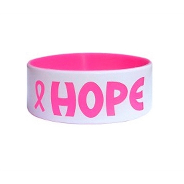 Two Color Dual Layered Wristbands - Two Color Dual Layered Wristbands - Image 0 of 2