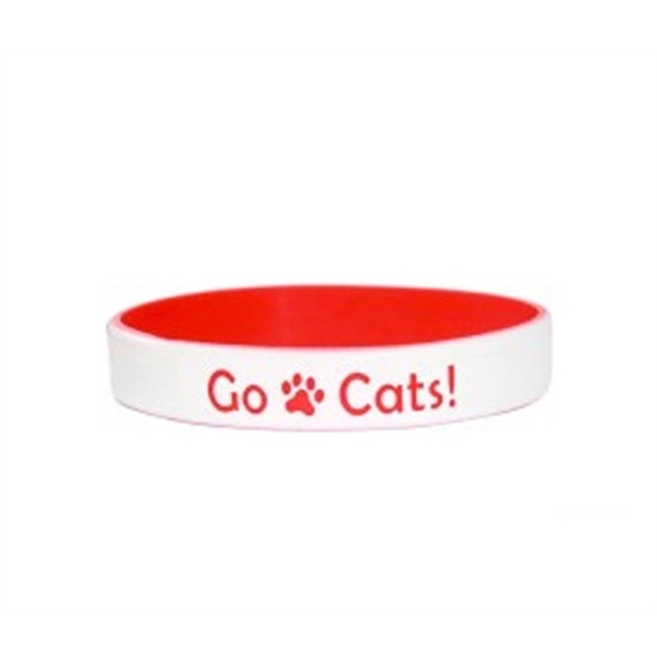 Two Color Dual Layered Wristbands - Two Color Dual Layered Wristbands - Image 2 of 2