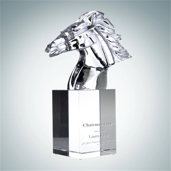 Optic Crystal Faming Horse Award - Optic Crystal Faming Horse Award - Image 0 of 0