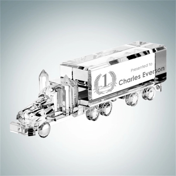 Custom Crystal Truck Award