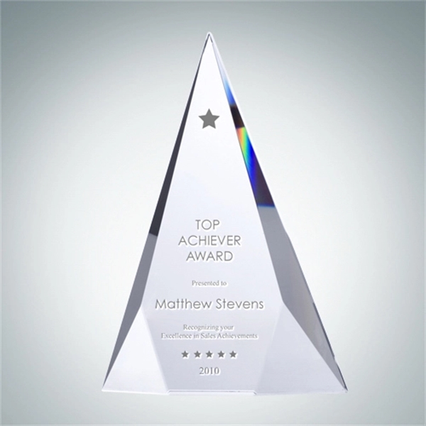 Crystal Glass Tri-Triangle Award