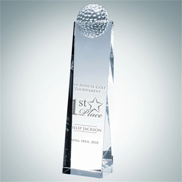Crystal Glass Golf Ball Tower