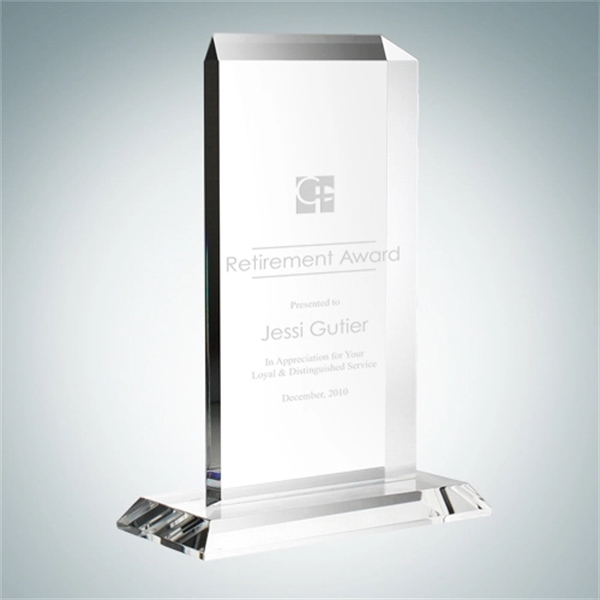 Vertical Rectangle Plaque with Base