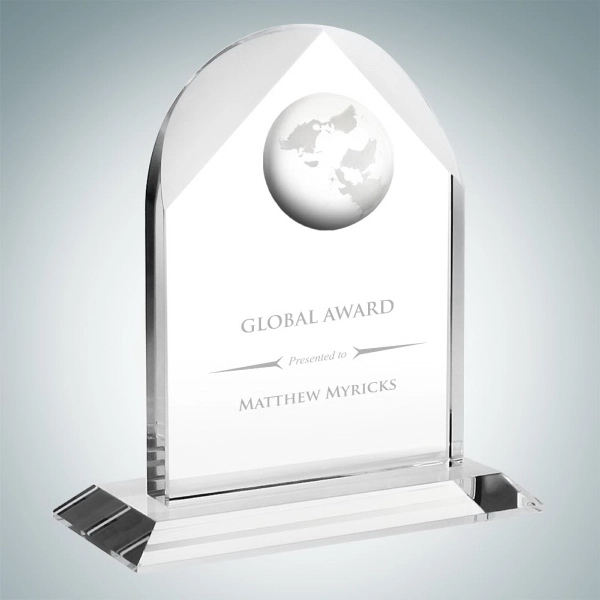 Distinguished Globe Arch Crystal Award