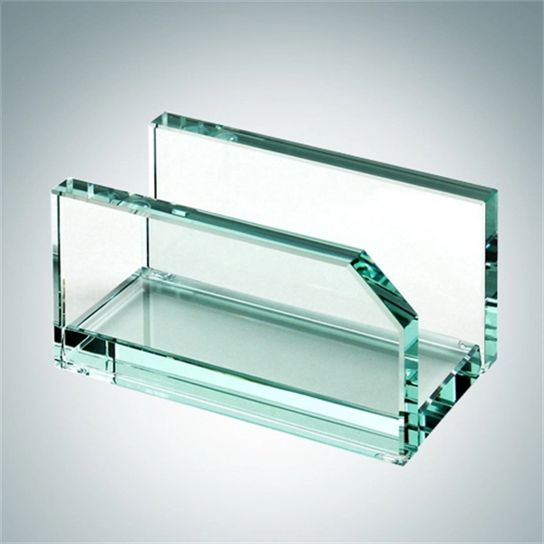 Business Card Jade Glass Holder