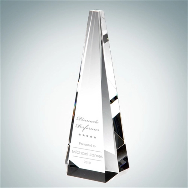 Custom Pinnacle Crystal Glass Award