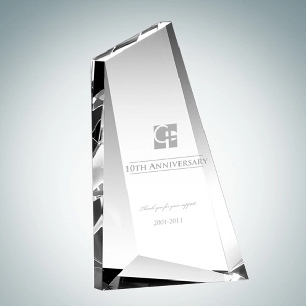 Custom Momentus Crystal Glass Award