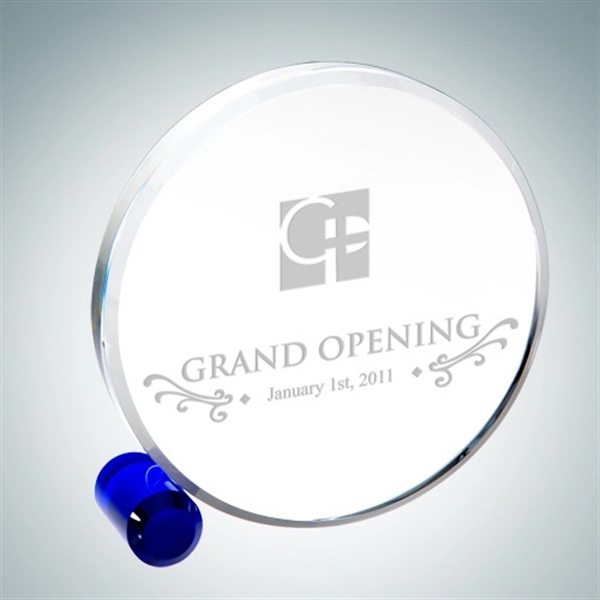 Custom The Point Crystal Glass Award