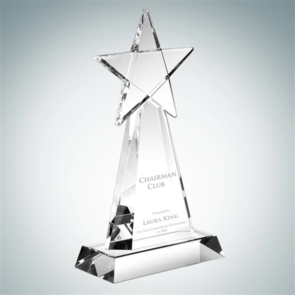 Custom Stardom Crystal Glass Award