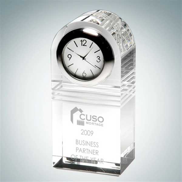 Custom Raise the Bar Crystal Glass Award