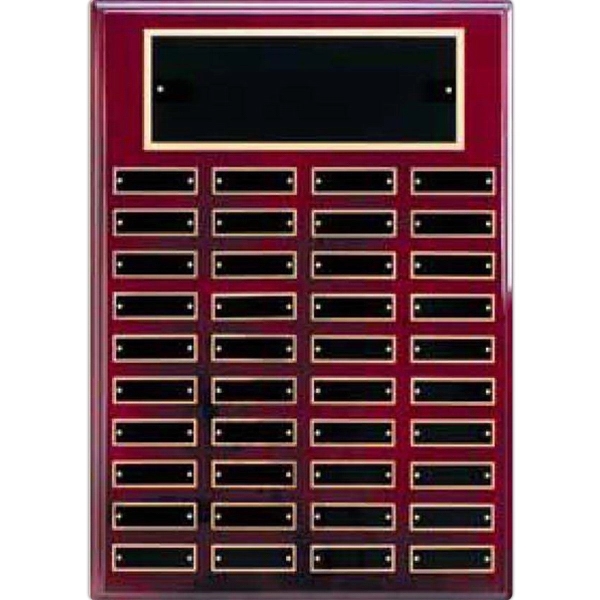 Rosewood Plaque - Rosewood Plaque - Image 1 of 1