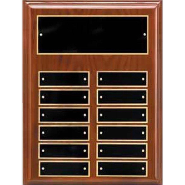Walnut plaque - Walnut plaque - Image 1 of 1