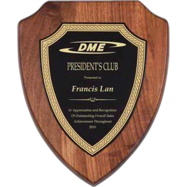 Walnut Plaque - Walnut Plaque - Image 0 of 2