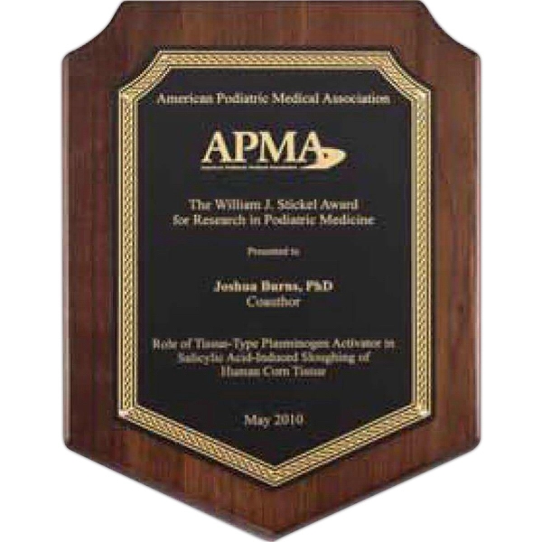 Walnut plaque - Walnut plaque - Image 0 of 0