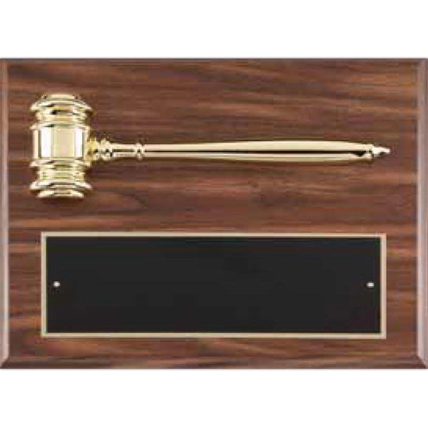 Gavel Plaque - Gavel Plaque - Image 1 of 1