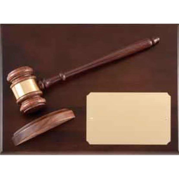 Gavel Plaque - Gavel Plaque - Image 1 of 1
