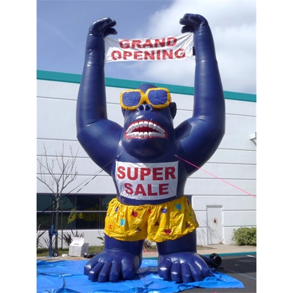 28' Inflatable Gorilla - 28' Inflatable Gorilla - Image 1 of 1