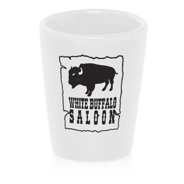 2 oz. Ceramic Shot Glass - 2 oz. Ceramic Shot Glass - Image 3 of 4