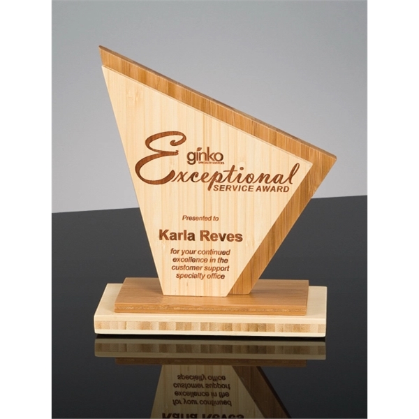 Geo Laser Bamboo Desk Award - Geo Laser Bamboo Desk Award - Image 0 of 2
