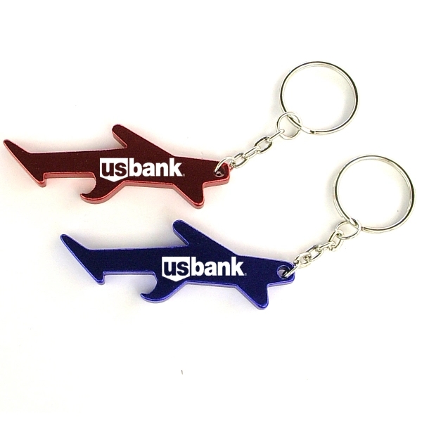 Plane / aircraft shape bottle opener keychain - Plane / aircraft shape bottle opener keychain - Image 0 of 4