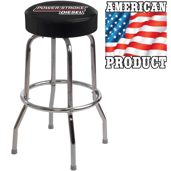 Bar Stool with Custom Logo and Swivel Seat - Bar Stool with Custom Logo and Swivel Seat - Image 0 of 2