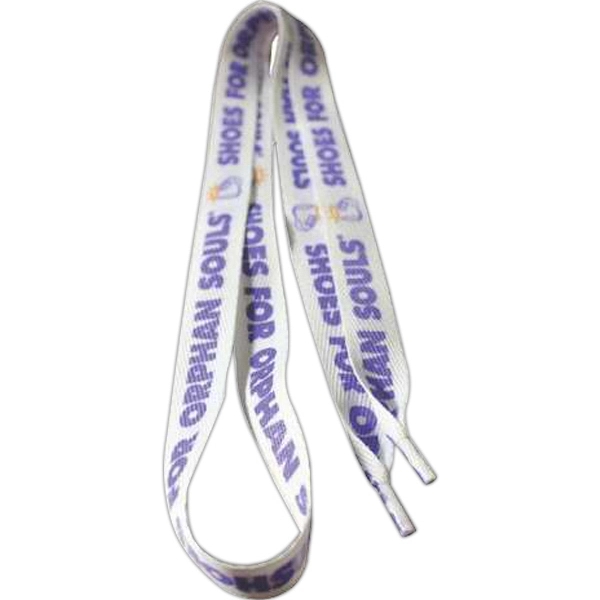 Shoelaces 45 x 3/4" Standard Poly Dye Sub (Domestic Product) - Shoelaces 45 x 3/4" Standard Poly Dye Sub (Domestic Product) - Image 0 of 0