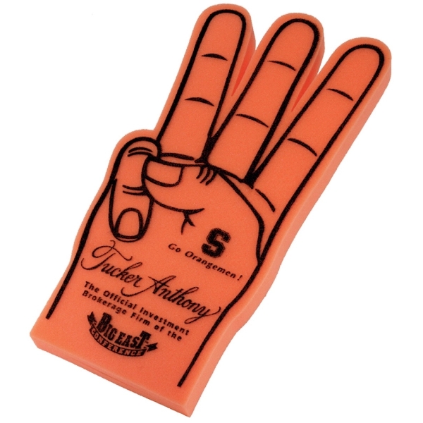 3 Fingered Hand Cheering Mitt - 3 Fingered Hand Cheering Mitt - Image 1 of 1