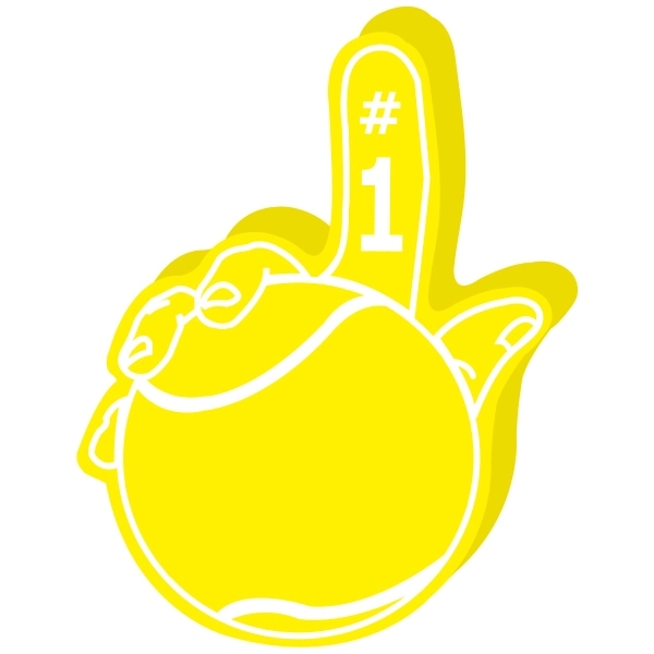 Large Tennis Ball Hand - Large Tennis Ball Hand - Image 1 of 1