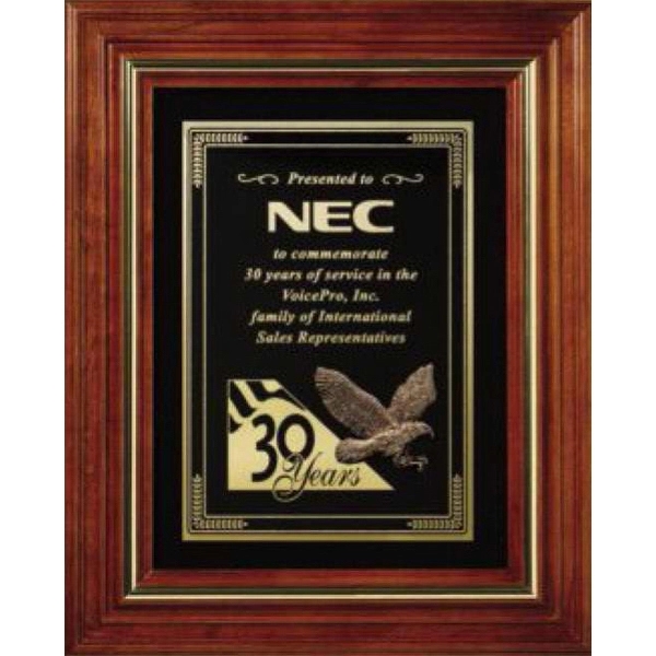 Americana Plaque with Velour - Americana Plaque with Velour - Image 0 of 2