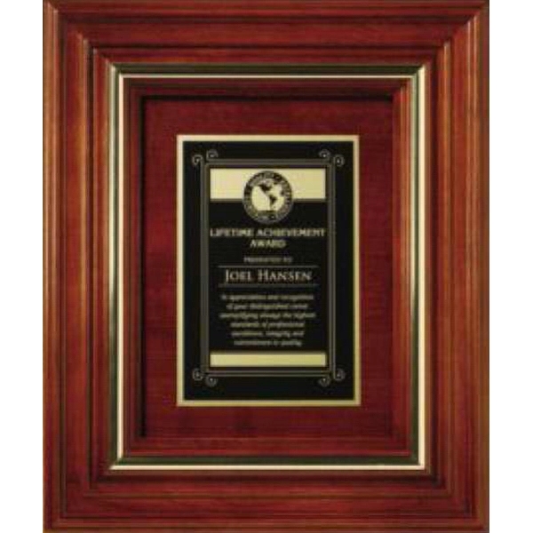 Americana Plaque with Wood Insert - Americana Plaque with Wood Insert - Image 2 of 2