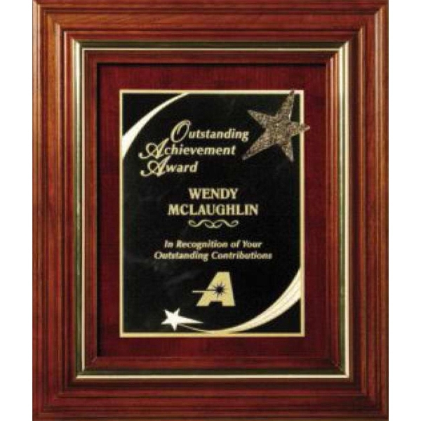 Americana Plaque with Wood Insert - Americana Plaque with Wood Insert - Image 1 of 2