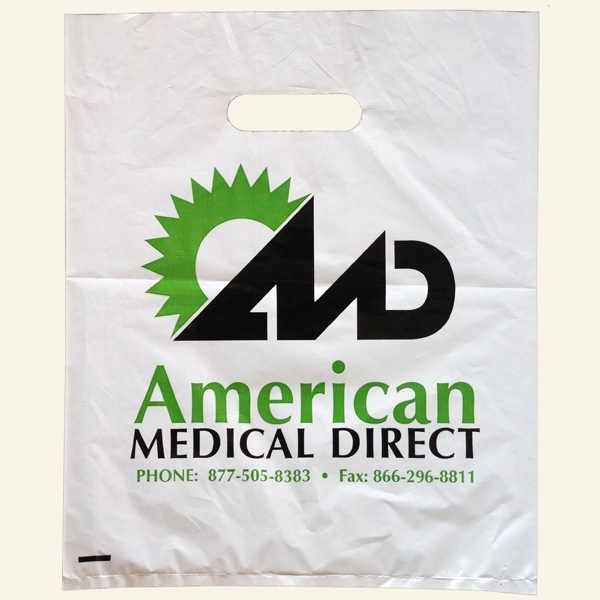 15" x 18" Patch Handle Shopping Bags - 15" x 18" Patch Handle Shopping Bags - Image 0 of 2