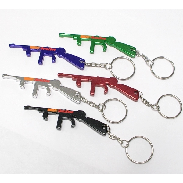 Rifle shape bottle opener key chain - Rifle shape bottle opener key chain - Image 0 of 5