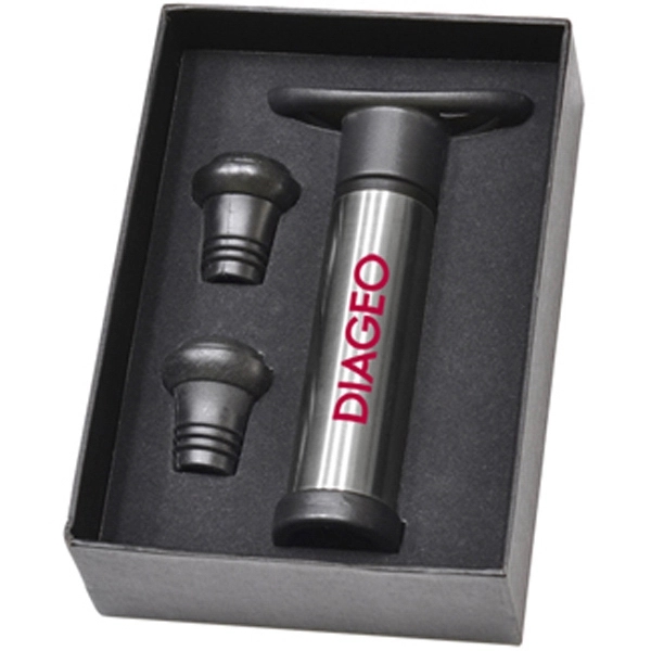 Wine Saver Vacuum Pump Gift Box Set - Wine Saver Vacuum Pump Gift Box Set - Image 0 of 0